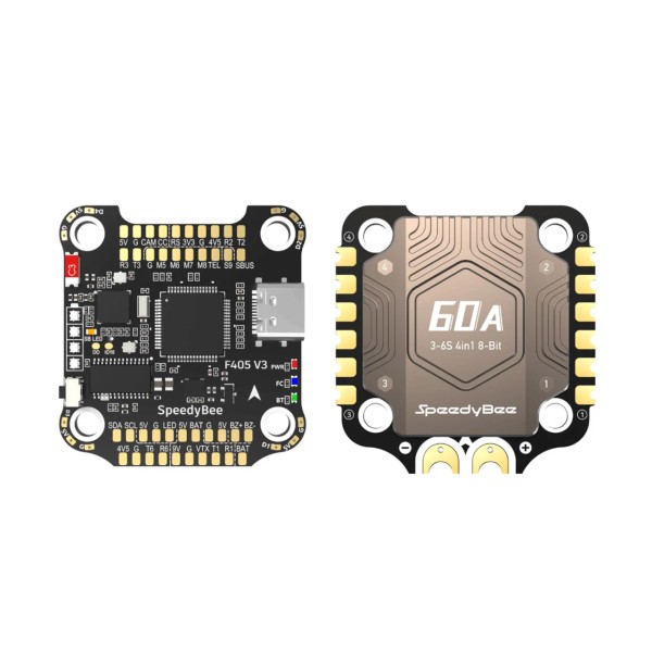 SpeedyBee F405 V4 BLS 60A 30x30 FC 4IN1 ESC Stack Flight Controller IMU BMI270 MCU STM32F405 RC FPV Racing Freestyle Drone